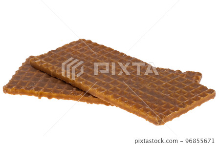 waffles with toffee isolated waffles with toffee isolated 96855671