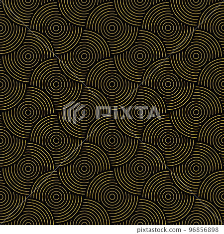 Gradient ripple repeat pattern, ripple illustration, ripple seamless pattern, geometric pattern illustration 96856898
