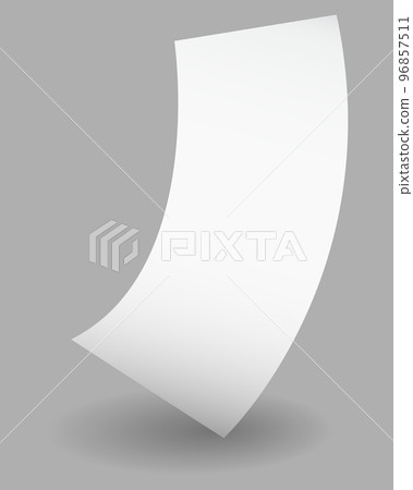 Blank payment check and receipts with shadow. Curved financial paper, purchase invoice. Buying, bill or calculate pay. Receipt the seller form Blank payment check and receipts with shadow. Curved financial paper, purchase invoice. Buying, bill or calculate pay. Receipt the seller form 96857511