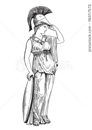 Vector Greek women. 96857678