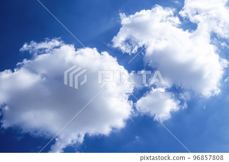 white clouds on Cloudy blue sky abstract nature  background 96857808