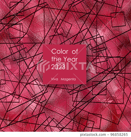 abstract triangular background, magenta colour 96858265