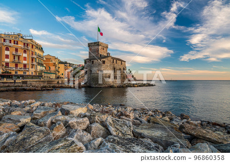 Castle on the sea in Rapallo 96860358
