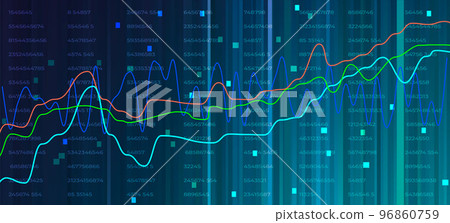 Stock market graph background. Concept of business investment Stock market graph background. Concept of business investment 96860759