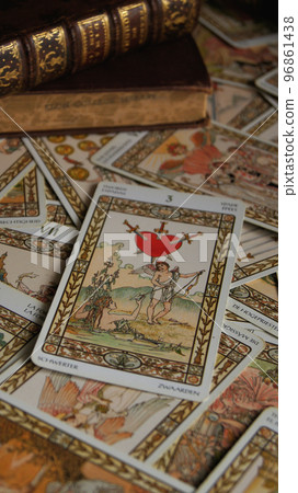 one selected tarot card 96861438