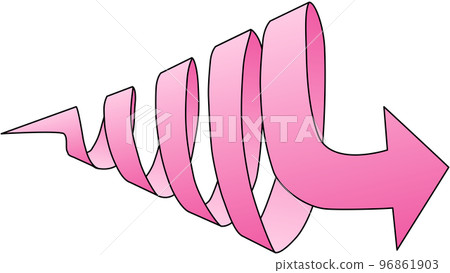 spiral arrow - pink 96861903