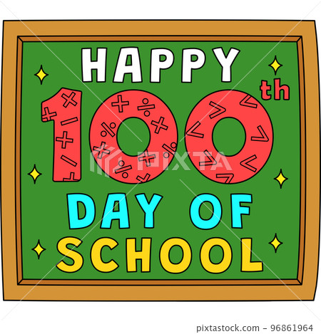 clipart for 100th day of school