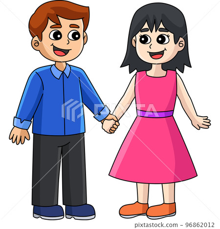 Valentines Day Sweet Couple Cartoon Clipart Valentines Day Sweet Couple Cartoon Clipart 96862012