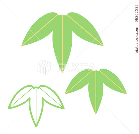 Japanese pattern bamboo leaves Japanese pattern bamboo leaves 96862555