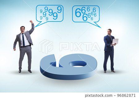 Argument over the numbers 9 and 6 Argument over the numbers 9 and 6 96862871