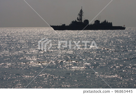 2009 Fleet Review: Open Sea and Destroyer DD-112 Makinami 96863445