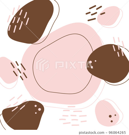 Abstract background texture from color spots in trendy pale pink shades. Template for lettering. 96864265
