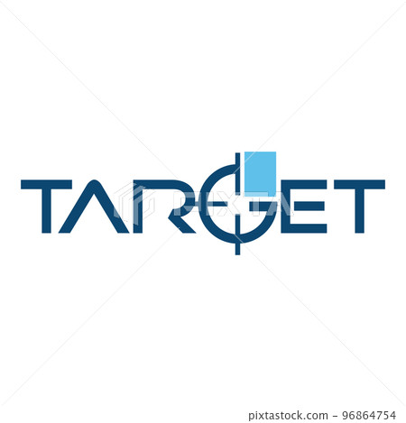 lettering target logo design vector icon elements symbol illustrations lettering target logo design vector icon elements symbol illustrations 96864754