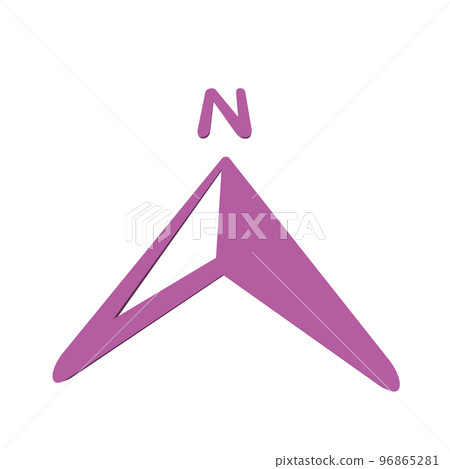 Illustration Vector graphic of  compass icon 96865281