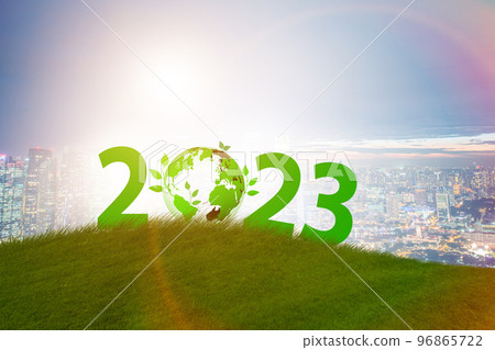 Year of 2023 in ecological concept 96865722