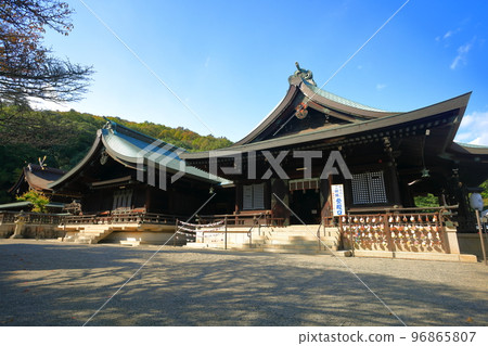 [岡山縣]晴天的吉備津彥神社 96865807