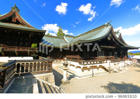 [岡山縣]晴天的吉備津彥神社 96865810