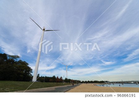 Wind power generation (Shinmaiko, Chita City, Aichi Prefecture) Wind power generation (Shinmaiko, Chita City, Aichi Prefecture) 96866191