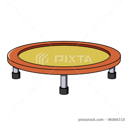 Trampoline diagonal illustration Trampoline diagonal illustration 96866310
