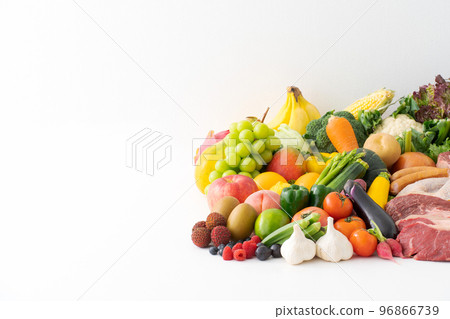 Assorted vegetables and meat 96866739