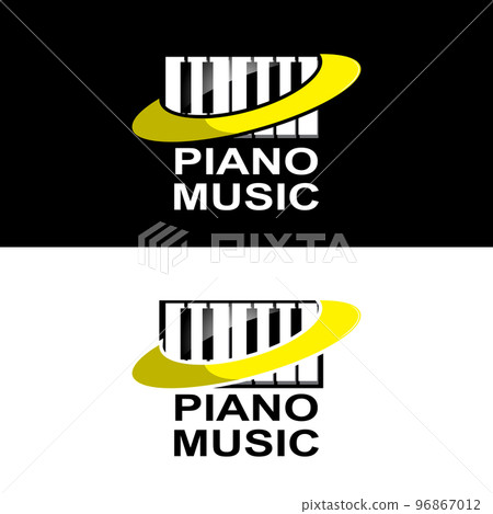 Piano Logo, Musical Instrument Vector, Design For Music Store, Piano Music Class Piano Logo, Musical Instrument Vector, Design For Music Store, Piano Music Class 96867012