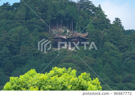 滋賀縣大津市日吉大社內殿牛尾神社一景 96867772