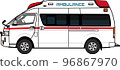 An ambulance illustration 96867970