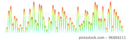 Audio record equalizer. Music visualisation. Digital sonic diagram Audio record equalizer. Music visualisation. Digital sonic diagram 96868211