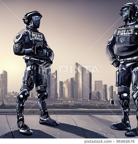 Cyborg Police 96868676