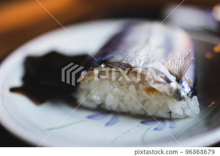 Saury Sushi, a Local Cuisine of Mie Prefecture Saury Sushi, a Local Cuisine of Mie Prefecture 96868679