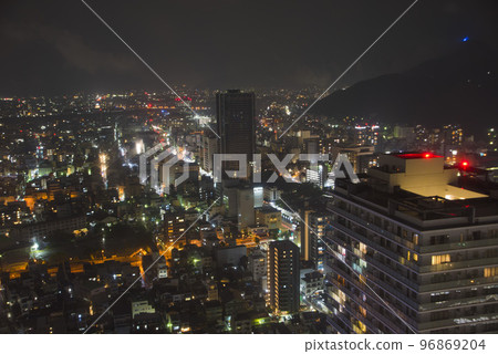 岐阜市塔43的夜景 岐阜市塔43的夜景 96869204