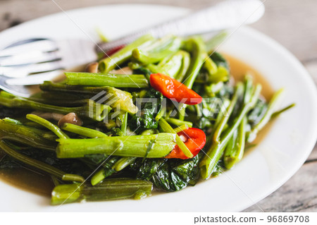 Ethnic cuisine at a seaside cafe Ethnic cuisine at a seaside cafe 96869708