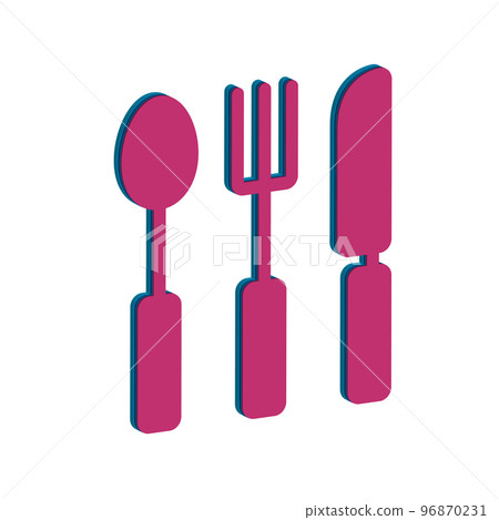 Illustration Vector graphic of spoon icon 96870231
