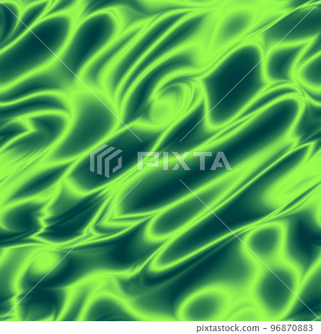 Dynamic electric green and blue colored modern scientific pattern 96870883