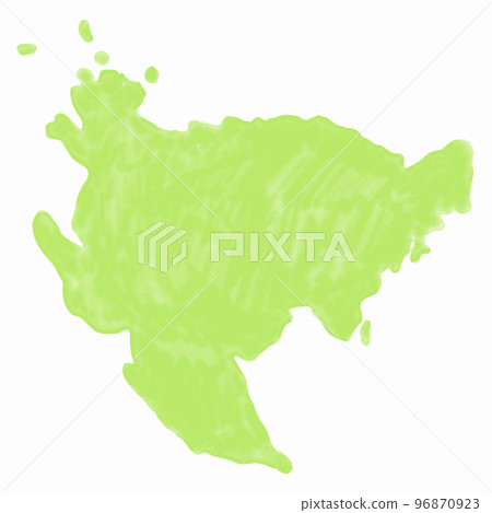 Saga map watercolor icon 96870923