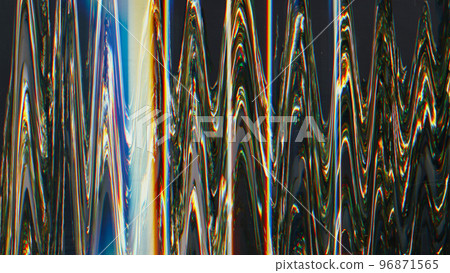 Glitch art. Pixel noise. Striped pattern overlay. Glitch art. Pixel noise. Striped pattern overlay. 96871565