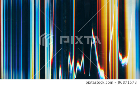 Distorted display. System breakdown. Multiple signal error lines. Distorted display. System breakdown. Multiple signal error lines. 96871578