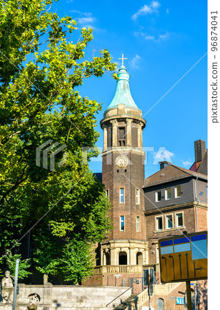 Church of Peace, an old Catholic Church in Essen - North Rhine-Westphalia, Germany 96874041