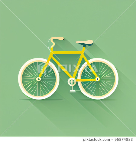 Modern flat design of Transport public transportable bicycle for transportation in city. 96874888