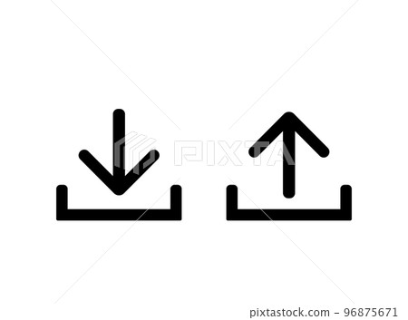 Download upload icon 96875671