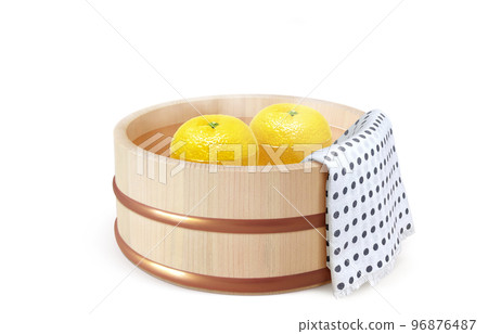 Illustration of Yuzu bath Illustration of Yuzu bath 96876487