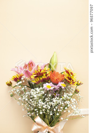 Bouquet and copy space Bouquet and copy space 96877097
