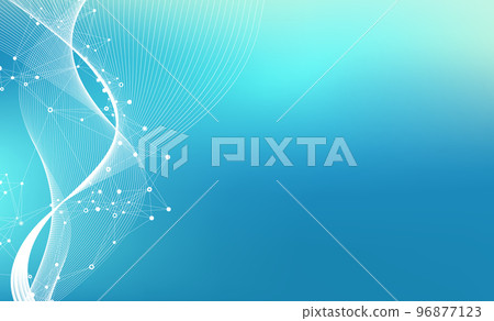Abstract structure molecules or atom for science or medical background, illustration Abstract structure molecules or atom for science or medical background, illustration 96877123
