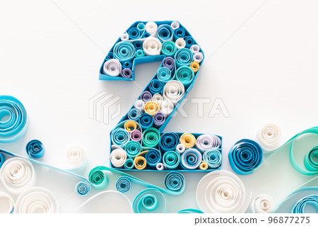 number 2 paper craft number 2 paper craft 96877275