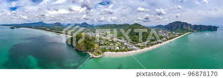 Aerial view of Ao Nang Beach in Krabi, Thailand Aerial view of Ao Nang Beach in Krabi, Thailand 96878170