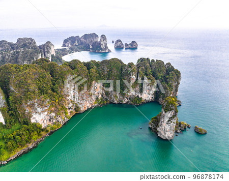 Aerial view of Ao Nang Beach in Krabi, Thailand Aerial view of Ao Nang Beach in Krabi, Thailand 96878174