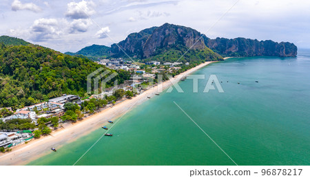 Aerial view of Ao Nang Beach in Krabi, Thailand Aerial view of Ao Nang Beach in Krabi, Thailand 96878217