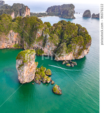 Aerial view of Ao Nang Beach in Krabi, Thailand Aerial view of Ao Nang Beach in Krabi, Thailand 96878222