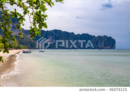 View of Ao Nang Beach in Krabi, Thailand View of Ao Nang Beach in Krabi, Thailand 96878228