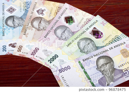 Angolan kwanza a business background 96878475